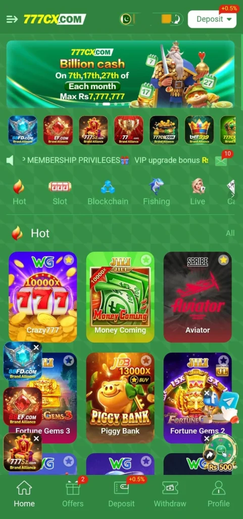 cx777 game interface